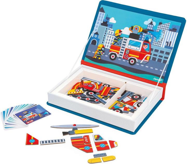 Actual product image Janod Magnetic book fireworks (German, 3 - 8 years)