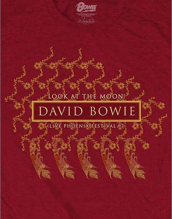 Immagine prodotto David Bowie Maglietta del Pheonix Festival (M)