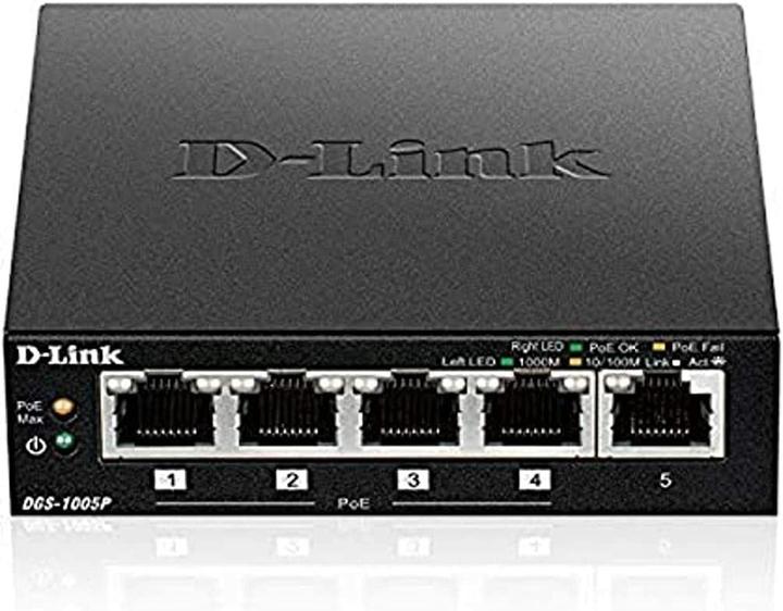 Actual product image D-Link DES-1005P/E (5 ports)