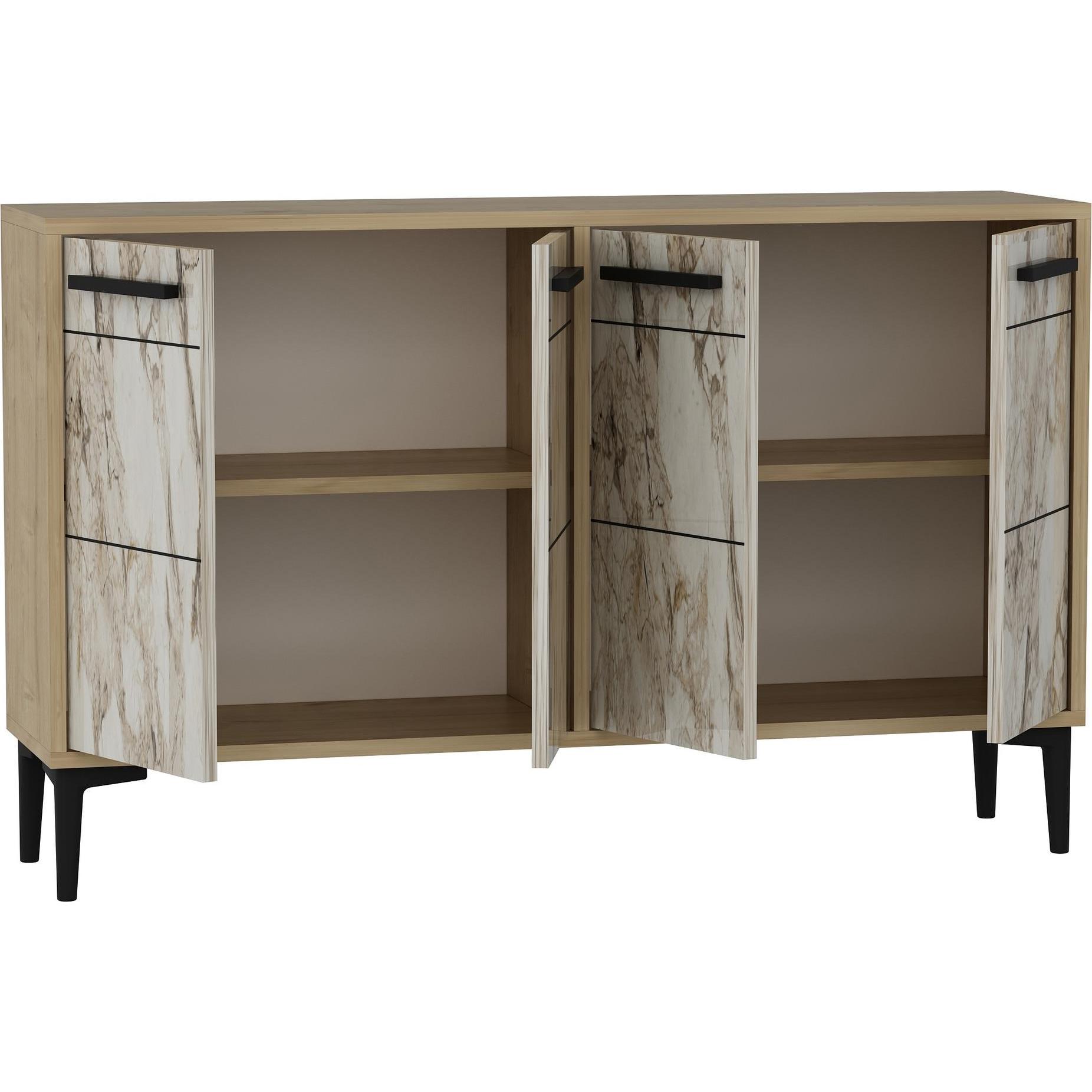 Thumbnail - Hanah Home, TV Möbel, Augustus (120 x 75 x 30 cm)