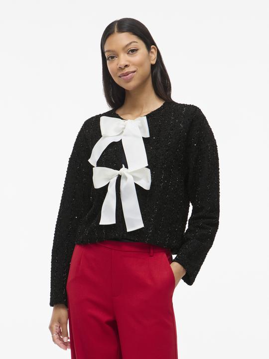 Produktbild Vila VIOTTA Schleifen-Detail Strickjacke (M)