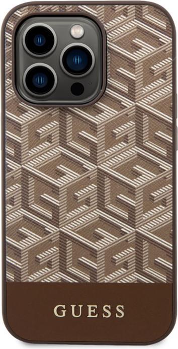 Immagine prodotto Guess GUHMP14LHGCFSEW iPhone 14 Pro 6.1" brązowy/marrone Custodia rigida GCube Stripes MagSafe (Apple iPhone 14 Pro)