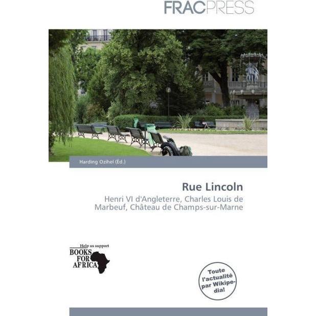 Thumbnail - Rue Lincoln, Fachbücher