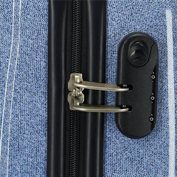 Actual product image Spiderman Denim Cabin and Medium Suitcase Set (70 l)