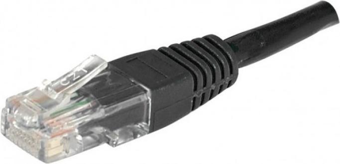 Actual product image Exertis Connect Dexlan RJ45 U/UTP CAT6 7m Cat6 U/UTP (UTP) Black Network Cable (U/UTP, CAT6, 7 m)