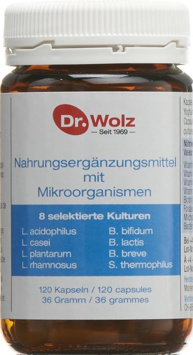 Actual product image Dr. Wolz Microorganisms capsule (120 pcs., Capsules, 138 g)