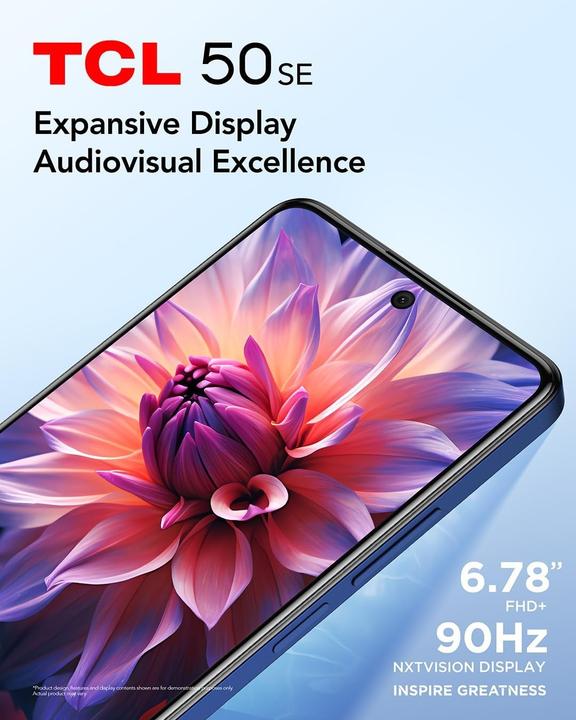 Actual product image TCL 50 SE (230 GB, Space grey, 6.78", Dual SIM, 4G)