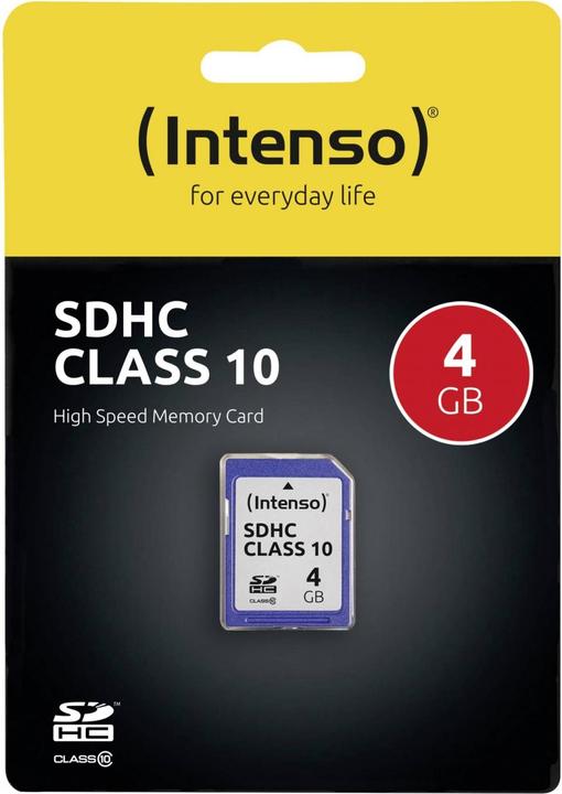 Produktbild Intenso SDHC Card Class 10 (SDHC, U1)