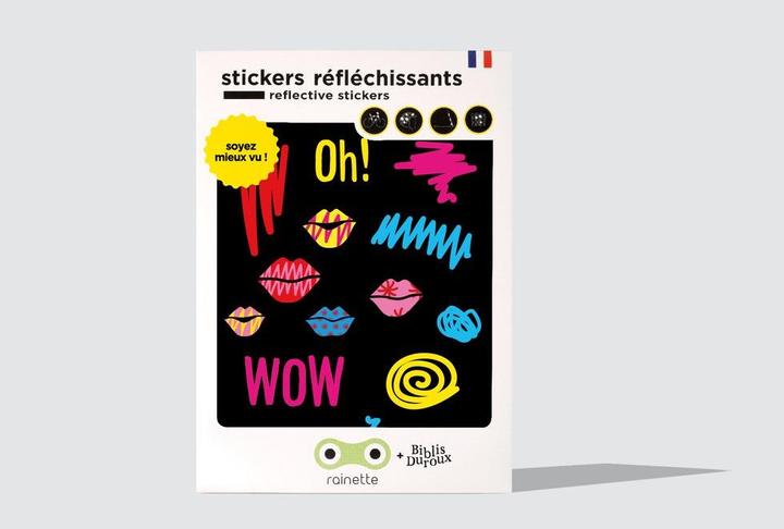 Rainette Reflective Stickers, Kiss