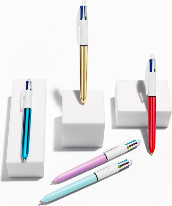 Actual product image Bic Ballpoint pen My Colors Box 1 mm, Multicolor, 5 pieces (Multicoloured, 5 x)
