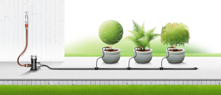 Image du produit Gardena MDS Start-Set Plant pots (Kit d'irrigation goutte à goutte)