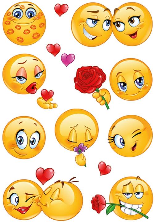 Produktbild HERMA Sticker Emoji (12 Sticker)