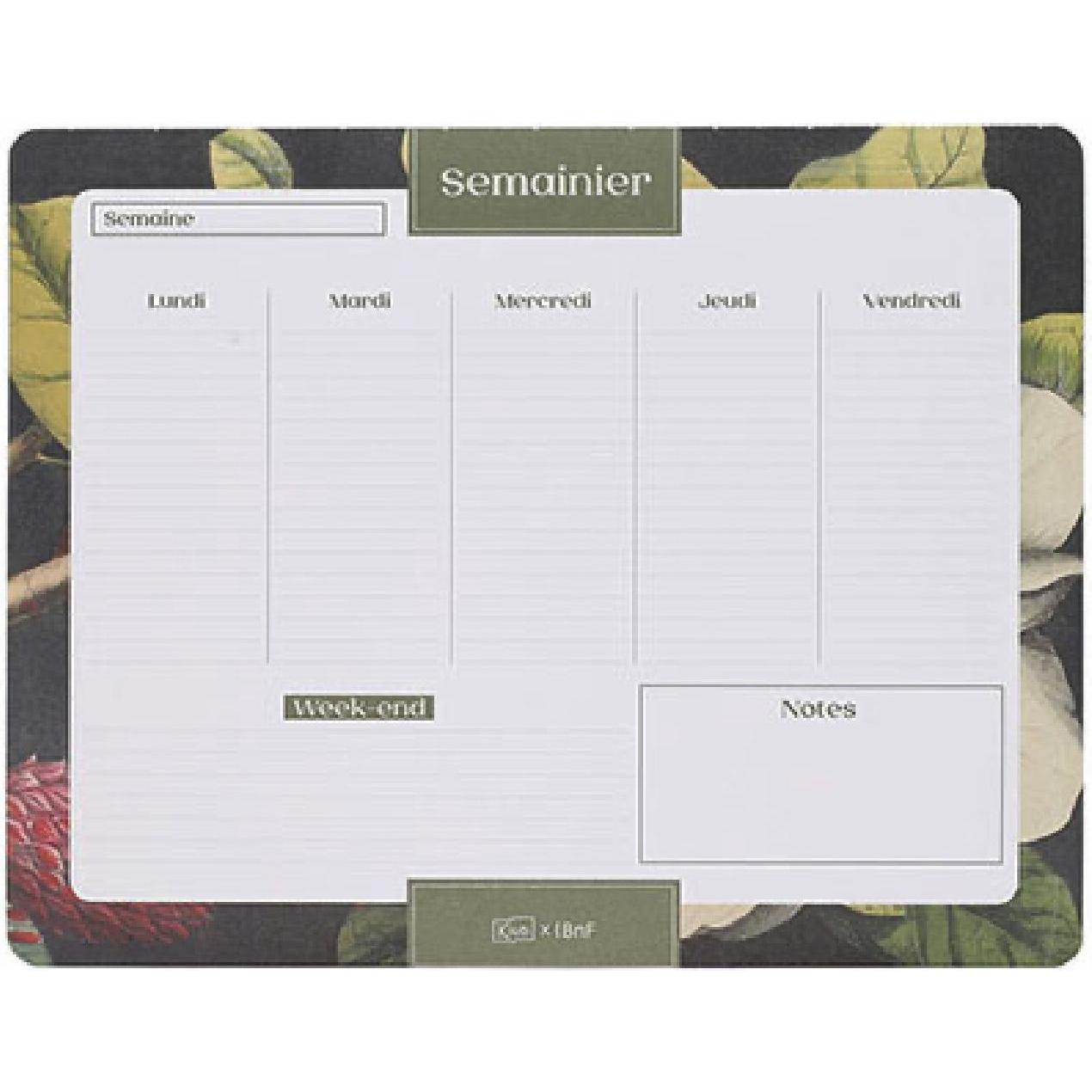 Kiub, Agenda, Bnf Voyage Fleur Blanche