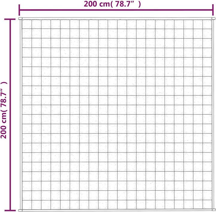 Produktbild vidaXL Gewichtsdecke (200 x 200 cm)