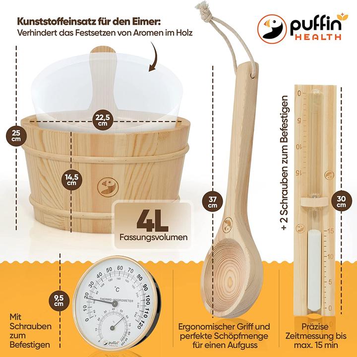 Image du produit Puffin Health Kit sauna santé