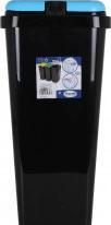 Produktbild Tontarelli rechteckiger mülleimer "bido" 45 l schwarz / blau (45 l)