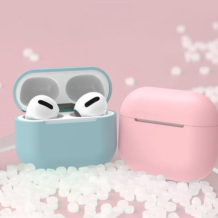 Immagine prodotto Hurtel Custodia per AirPods 3 cover morbida in silicone per cuffie bianca (custodia C) (Borsa per cuffie)