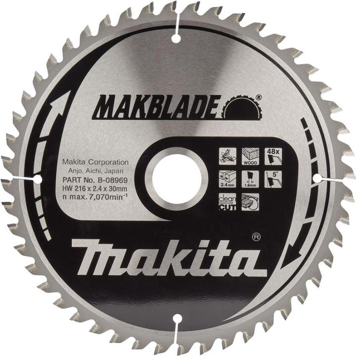 Produktbild Makita CIRCULAR SAW BLADE 216X30X2.4MM Z-48