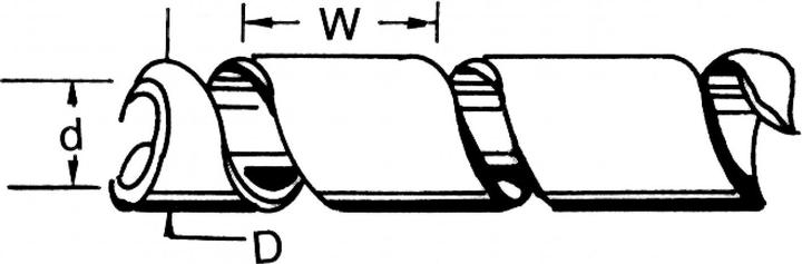 Immagine prodotto Fixapart Fasci di cavi per ø25-100mm neri, 10m per sacchetto (Foro cavo, 1000 cm)