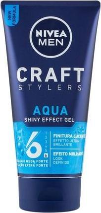 Produktbild NIVEA Men Craft Stylers Aqua Shiny Effect Gel 150ml (Haargel, 150 ml)