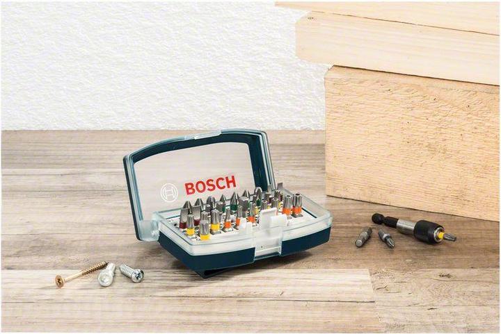 Produktbild Bosch Professional Zubehör Schrauberbit Set (Kreuz Phillips PH, Kreuz Pozidriv PZ, Schraubschlitz, Sechskant (hexagonal), Innensechsrund TX)