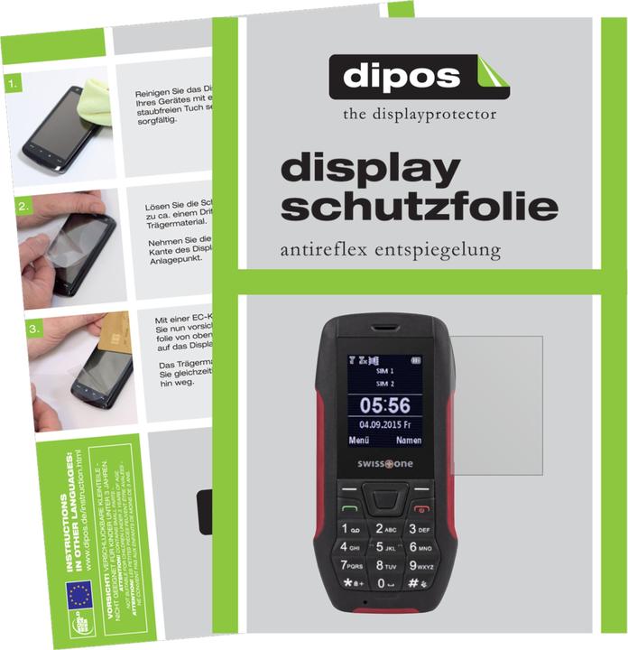 dipos I 2X Pellicola Protettiva Compatibile con Swisstone SD 530