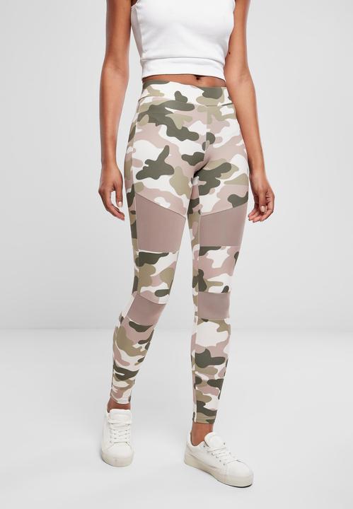 Actual product image Urban Classics Ladies Camo Tech Mesh Leggings (4XL)