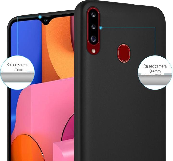 Actual product image Cadorabo TPU Matt Metallic Cover (Samsung Galaxy A20s)