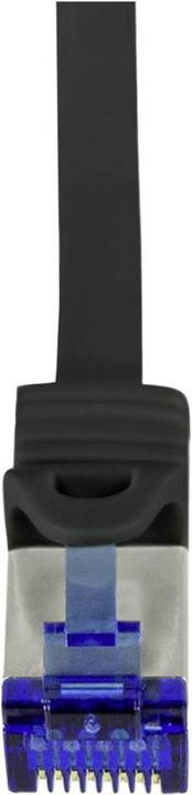 Actual product image LogiLink Patch cable Ultraflex, Cat.6A, S/FTP, 15 m, black withCat.7 raw cable, extra flexible & soft cable (S/FTP, CAT6a, 15 m)