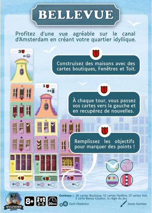 Immagine prodotto Gigamic Bellevue (f) (Francese, 2 - 5 Giocatori)