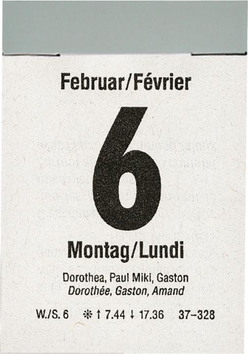 Produktbild Biella Abreisskalender (4 x 6 cm)