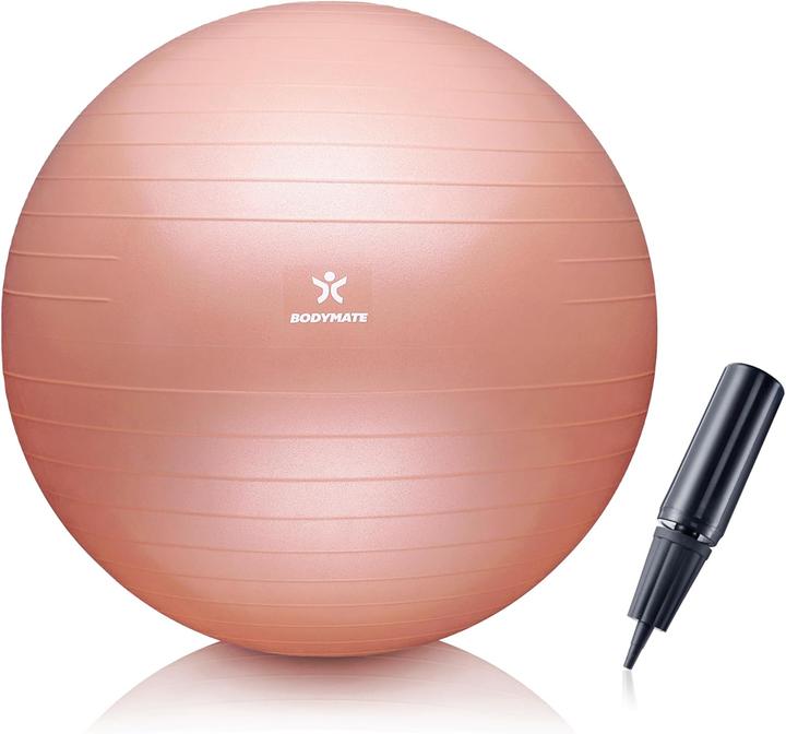 Actual product image Bodymate Gymnastikball mit Pumpe (75 cm)