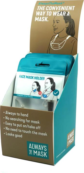 Image du produit Roost Porte-masque cordon 1 pc 301930021 Blanc (Porte-masquer)