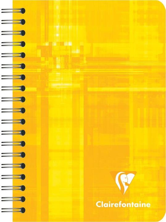 Image du produit Clairefontaine Cahier de notes Matris, 50 feuilles, 9x14cm, quadrillé 5mm,assorti (93 x 140 mm, Quadrillé)