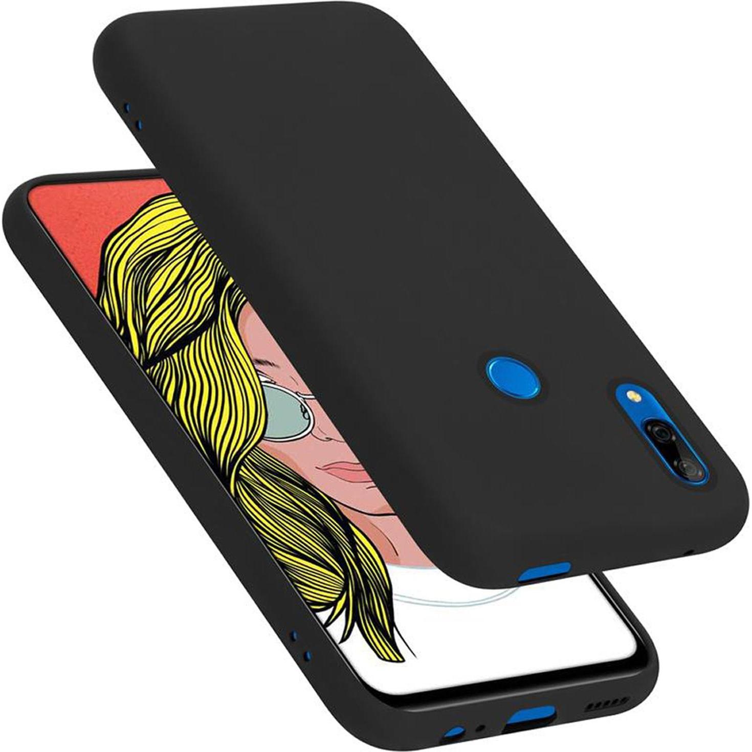 Cadorabo TPU Liquid Silicone Case Cover (Huawei P Smart Z, Huawei Y9 Prime (2019), Huawei Enjoy 10 Plus), Smartphone Hül...