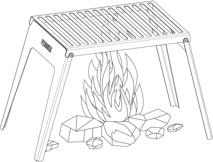 Produktbild Fennek Grill Klapprost