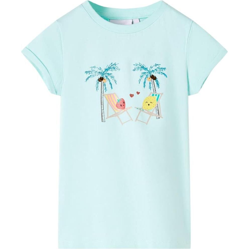 VidaXL, Jungen, Shirt, Isis, Blau, (104)