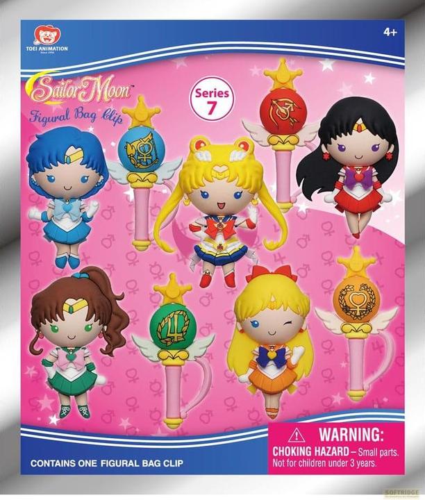 Produktbild Monogram Int. Sailor Moon 3D PVC-Taschenanhänger Series 7 Display (24)