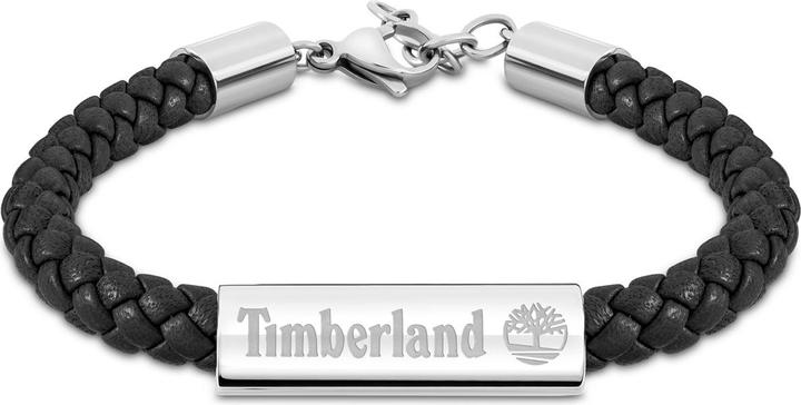 Produktbild Timberland Baxter Lake Armband (21 cm, Edelstahl, Leder)
