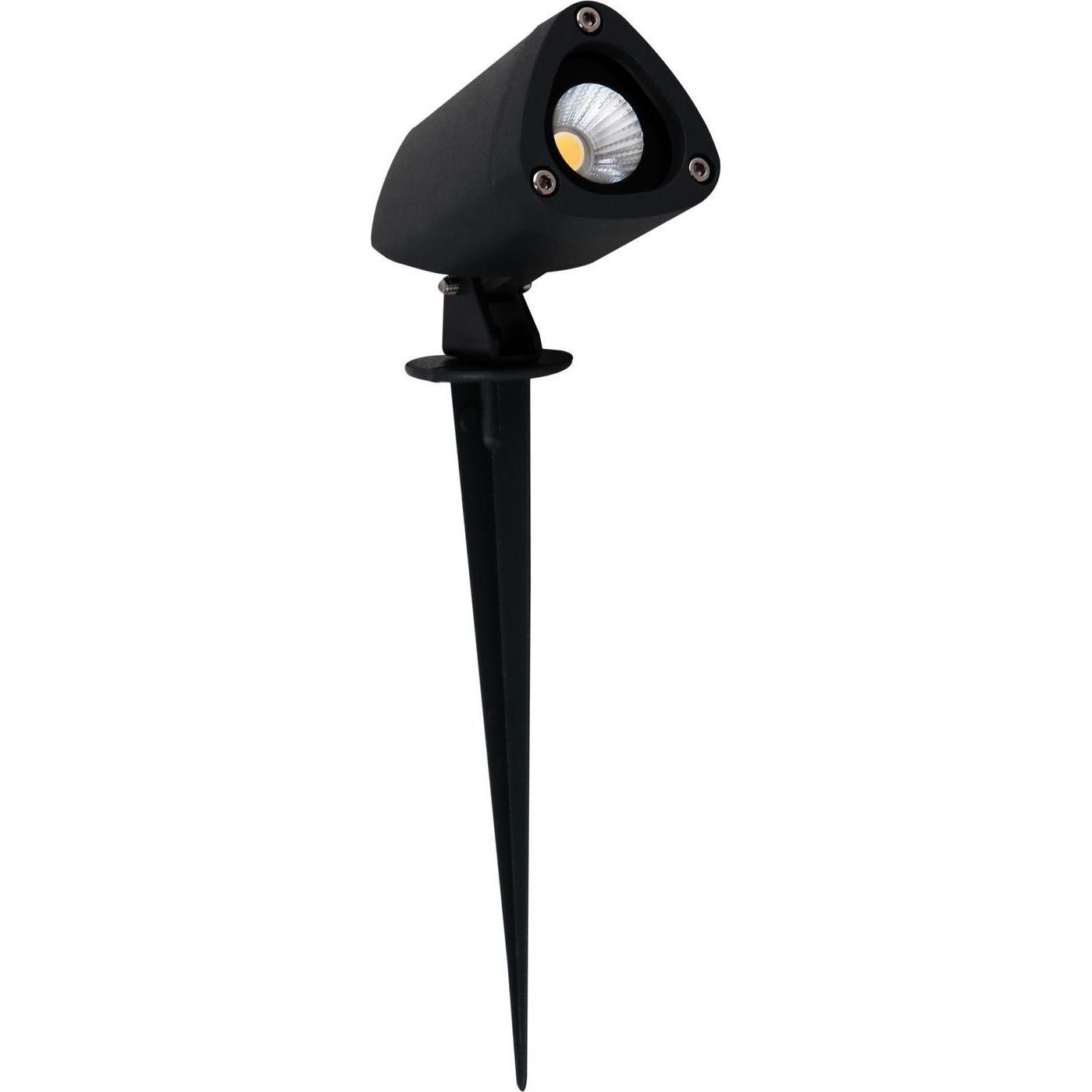 Nova Luce, Gartenbeleuchtung, INSIDE LED Spiessleuchte Schwarz 3W IP65 Warmweiss 4,2x7x21-24cm 9010003 (IP65)