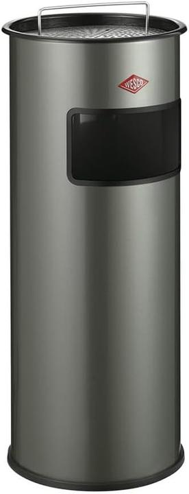 Wesco Stehende Aschenbecher mit Sieb, Auswurfrille und herausnehmbarem Einsatz