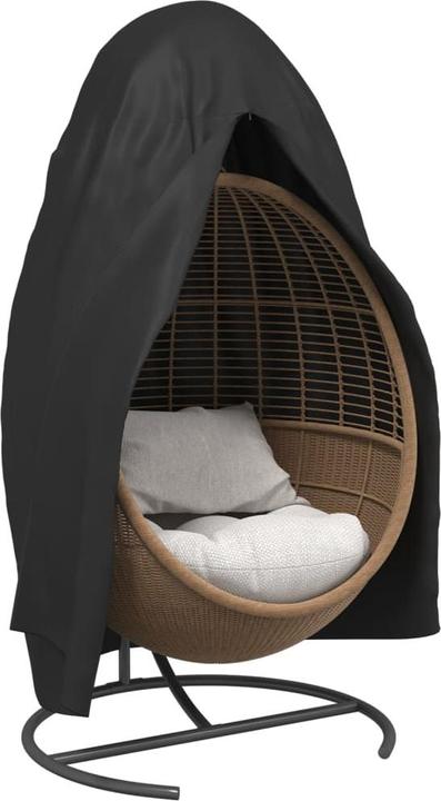 Produktbild vidaXL Abdeckung für Hängesessel Schwarz Ø 190x115 cm 420D