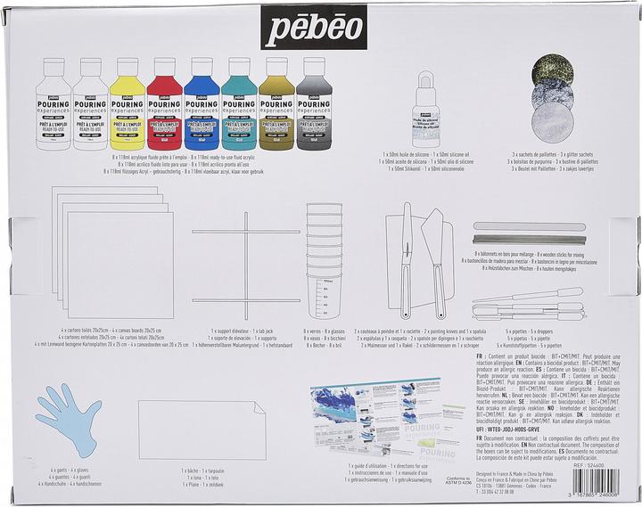 Immagine prodotto Pebeo Esperienze di versamento (Multicolore, 994 ml)