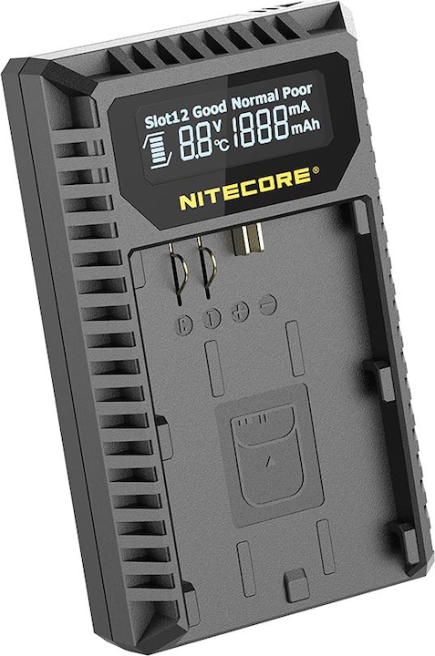 Actual product image Nitecore UCN3 Pro Compacte Dubbel Lader voor Canon LP E6 (N) met USB (Charger)