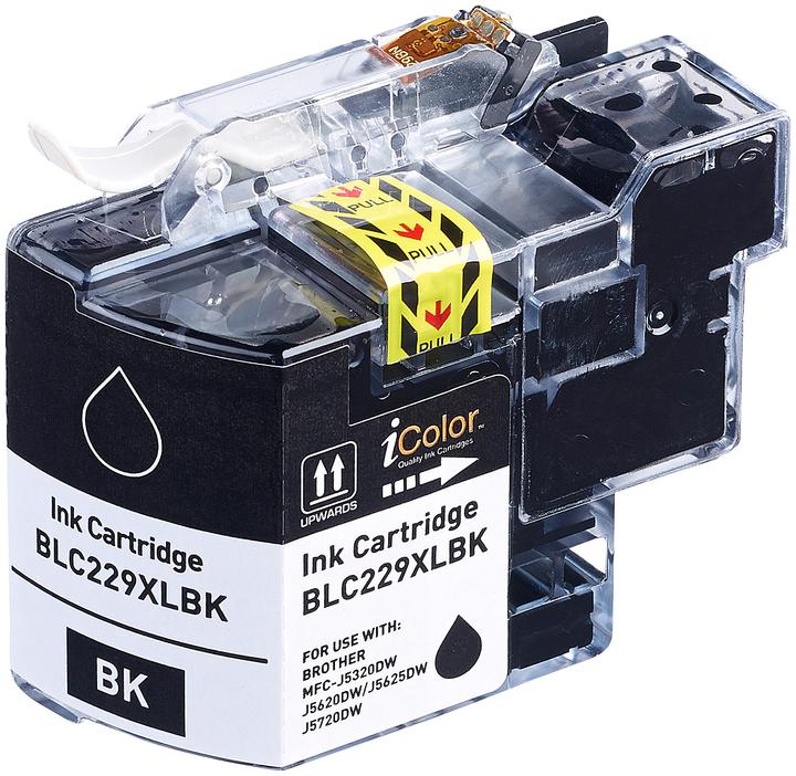 Produktbild IColor Tintenpatrone für Brother (ersetzt LC-229XL), black (schwarz)