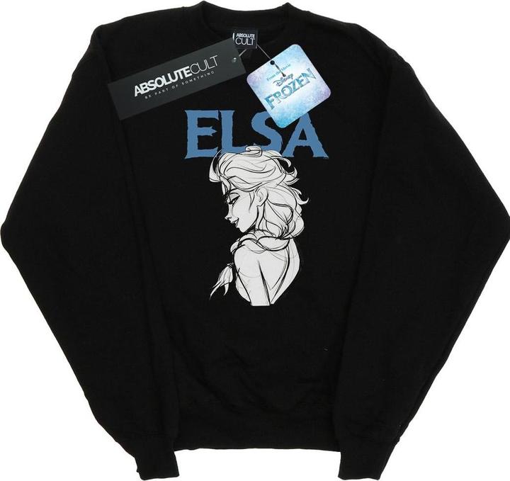 Actual product image Disney Mens Frozen Elsa Profile Sketch Sweatshirt (3XL)