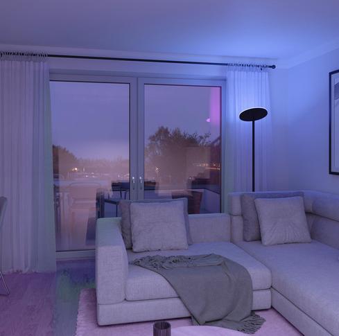 Produktbild Müller Licht LED Stehleuchte tint Pavo, white+color, LED-Stehleuchten 404126 (3800 lm)