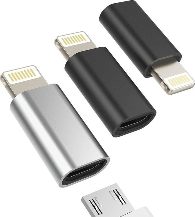 Actual product image PowerGuard Adapter (Lightning, Micro USB)