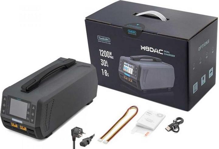Toolkitrc M8DAC Ladegerät – Hochleistungs-Ladegerät mit bis zu 1200 W