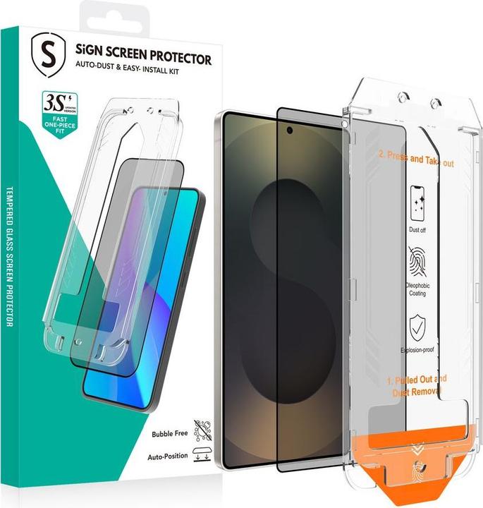 Produktbild SIGN Privacy Screen Protector Samsung Galaxy S25 Ultra – EZ Apply applicator (Samsung Galaxy S25 Ultra)